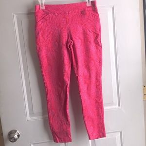 Paisley pink pants